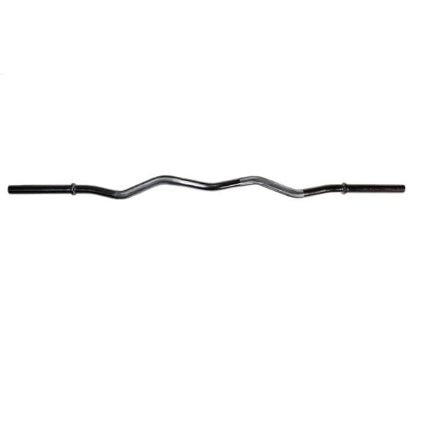 The Power Maxx 8 Barbell Holder is photographed against a white background. Its black, curved design offers an ergonomic grip ideal for exercises such as bicep curls and tricep extensions, enhancing weightlifting and strength training sessions.