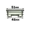 50x50mm end cap measurements