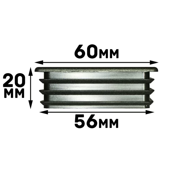 60x60mm end cap measurements