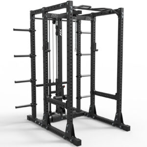 ATX-PRX-75 Power Rack with lat pulldown & weight storage