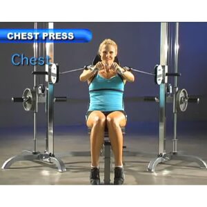 p-ss powertec shape system seated cable chest press