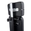 The Ironmaster Head Extension SB is showcased folded in a vertical position, featuring a sleek design with metallic support elements and adjustment knobs, emphasizing its sturdy construction.