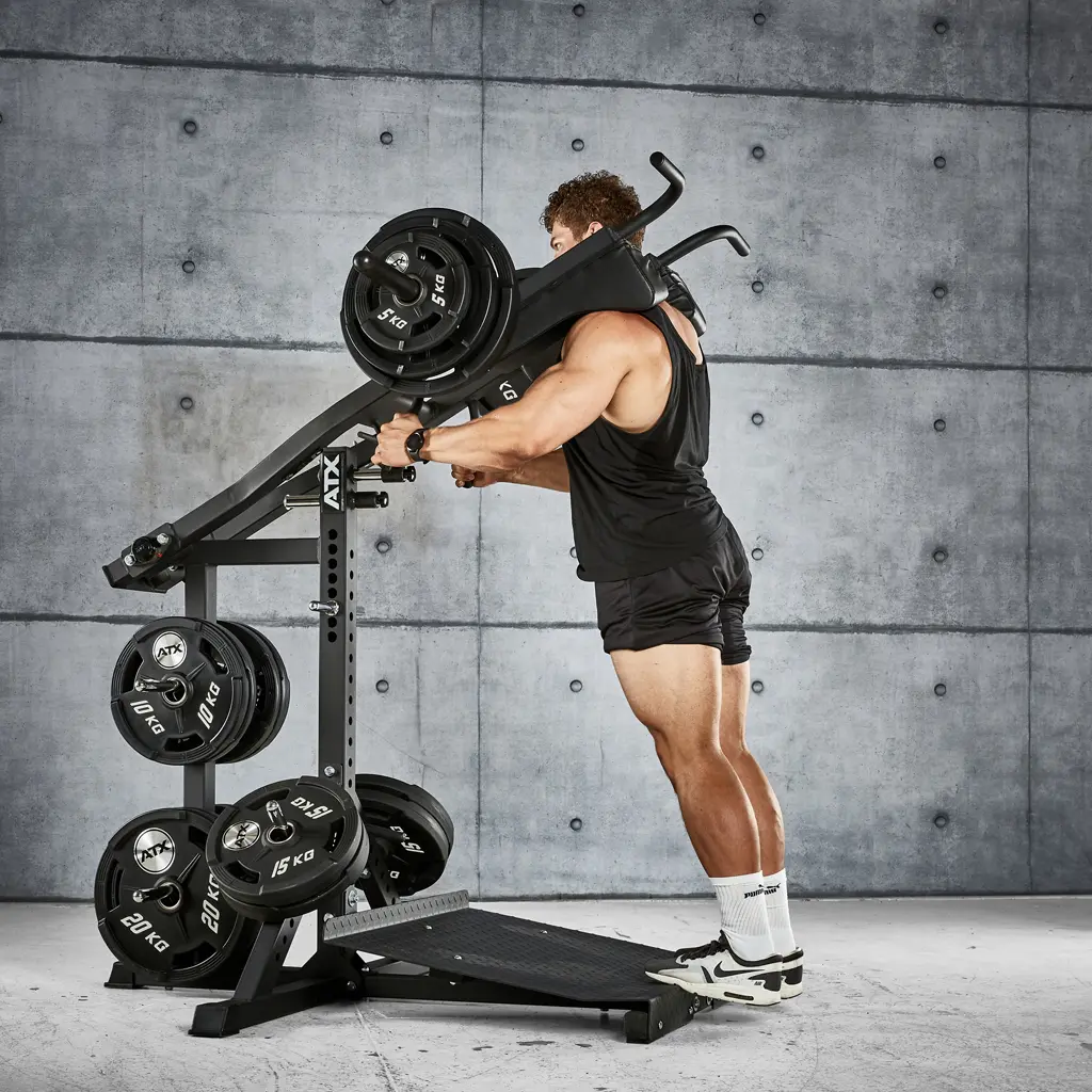 Wesley Vissers lever standing calf raise