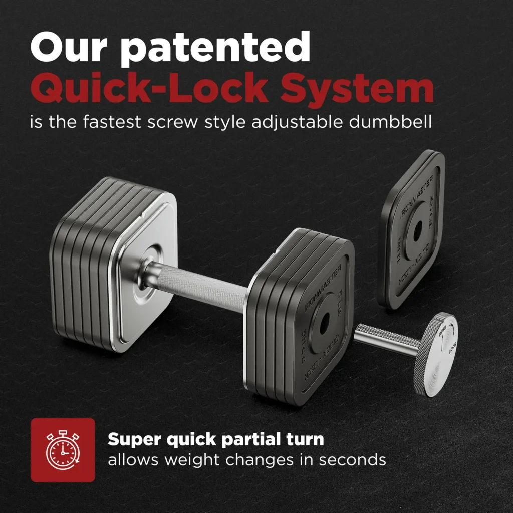 Patented Quick Lock Adjustment