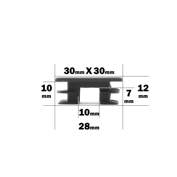 30x30mm cap measurements