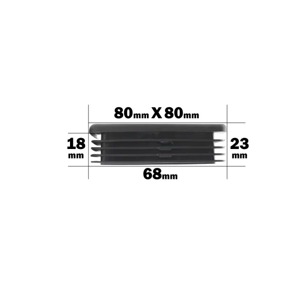 80mm x 80mm End Cap - Image 2