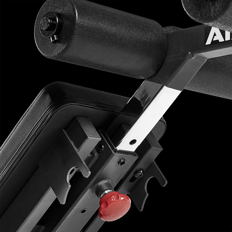 Picture of the ATX Ab attachment docking into an ATX bench