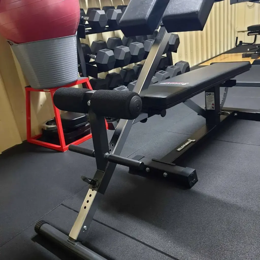 Ironmaster hyperextension connected to super bench
