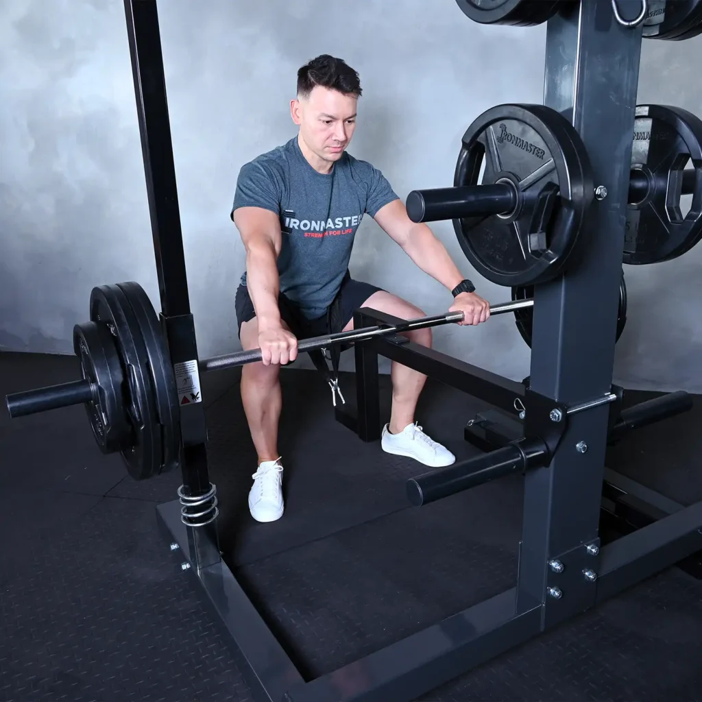 Belt Squat Attachment on Ironmaster Smith Machine