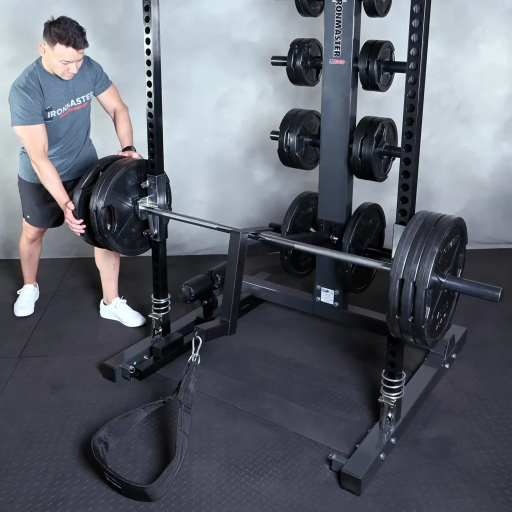 Weight Plate loading for Belt Squat Attachment