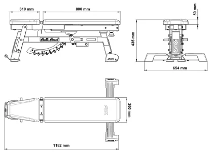 ATX® Bulls Commercial Gym Bench - Image 5