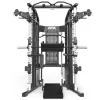 The ATX® Monster 2.0 All In One Trainer features attachments like pulleys, bars, and weights for complete strength training. ATX is displayed on top, making it versatile for any workout regimen.