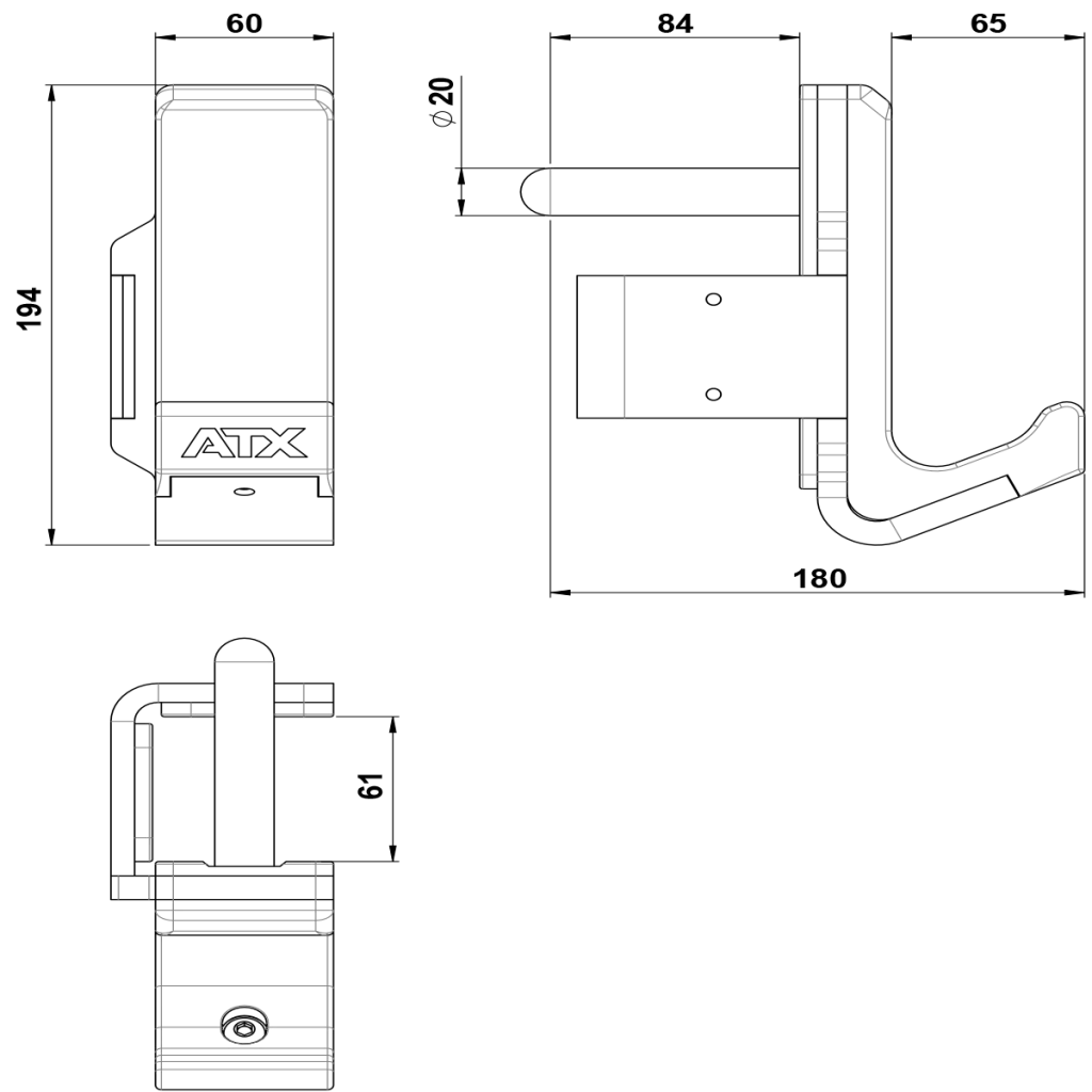 60 x 60 j hook measurements