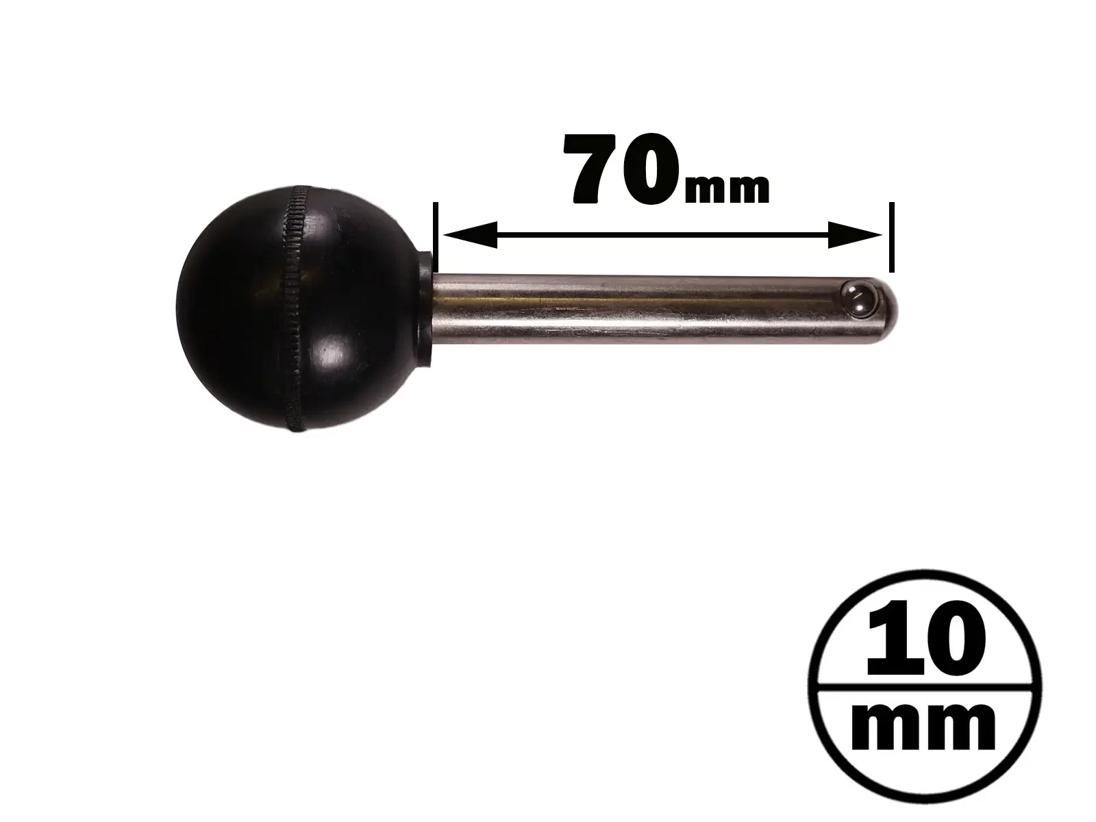 M10 70mm locking pin measurements
