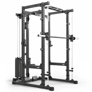 660 Rack + 115kg Stack Lat + Smith Options