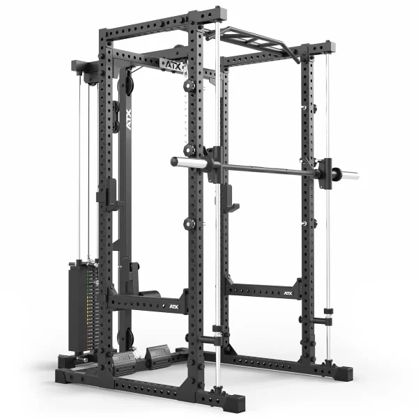 660 Rack + 115kg Stack Lat + Smith Options