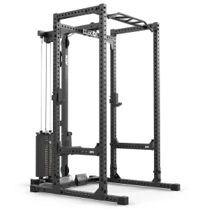 660 Power Rack + 115kg Stack Lat Option