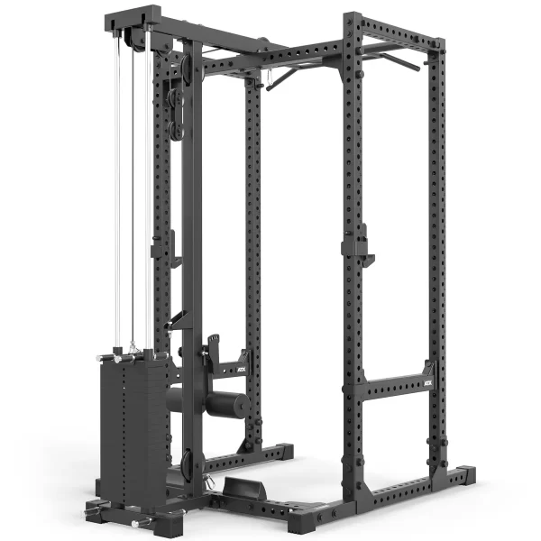 660 Power Rack + 115kg Stack Lat Option - Image 3