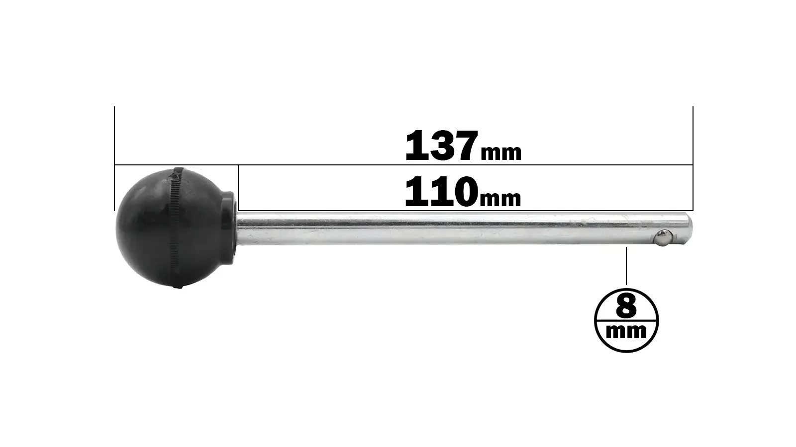M80 110mm Locking pin measurements