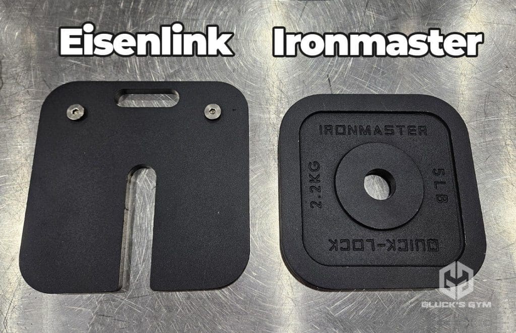 Ironmaster Dumbbell vs Eisenlink Dumbbell Plate