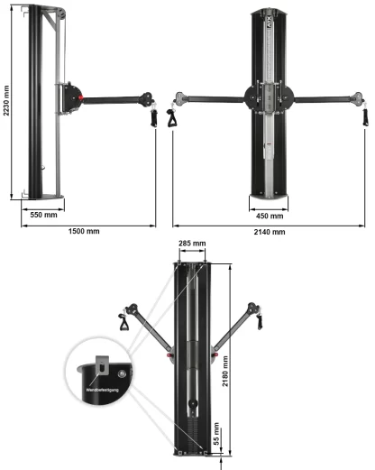 ATX® Wall Cable Cross Machine - Image 5