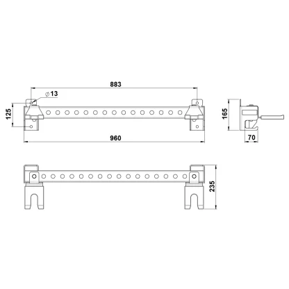 ATX® Power Rack Accessory Storage 600 - Image 7