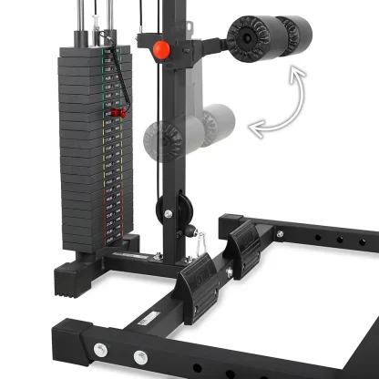weight stack for lat pulldown